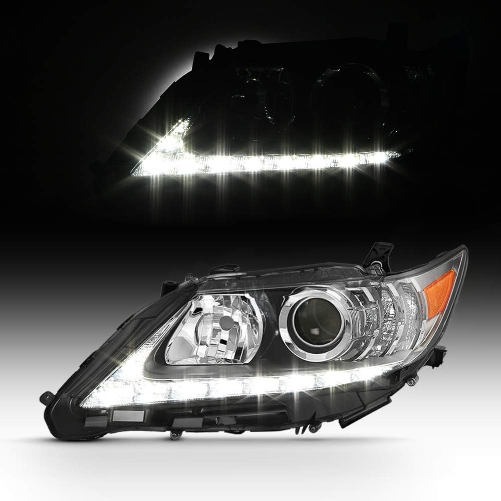 2013 2015 Lexus ES350 ES300h Halogen Projector LED DRL Headlight Assembly Driver Side T377