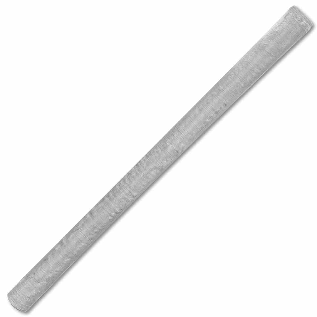 Aluminum Mesh Screen 39.4x196.9 Inches Silver R3272