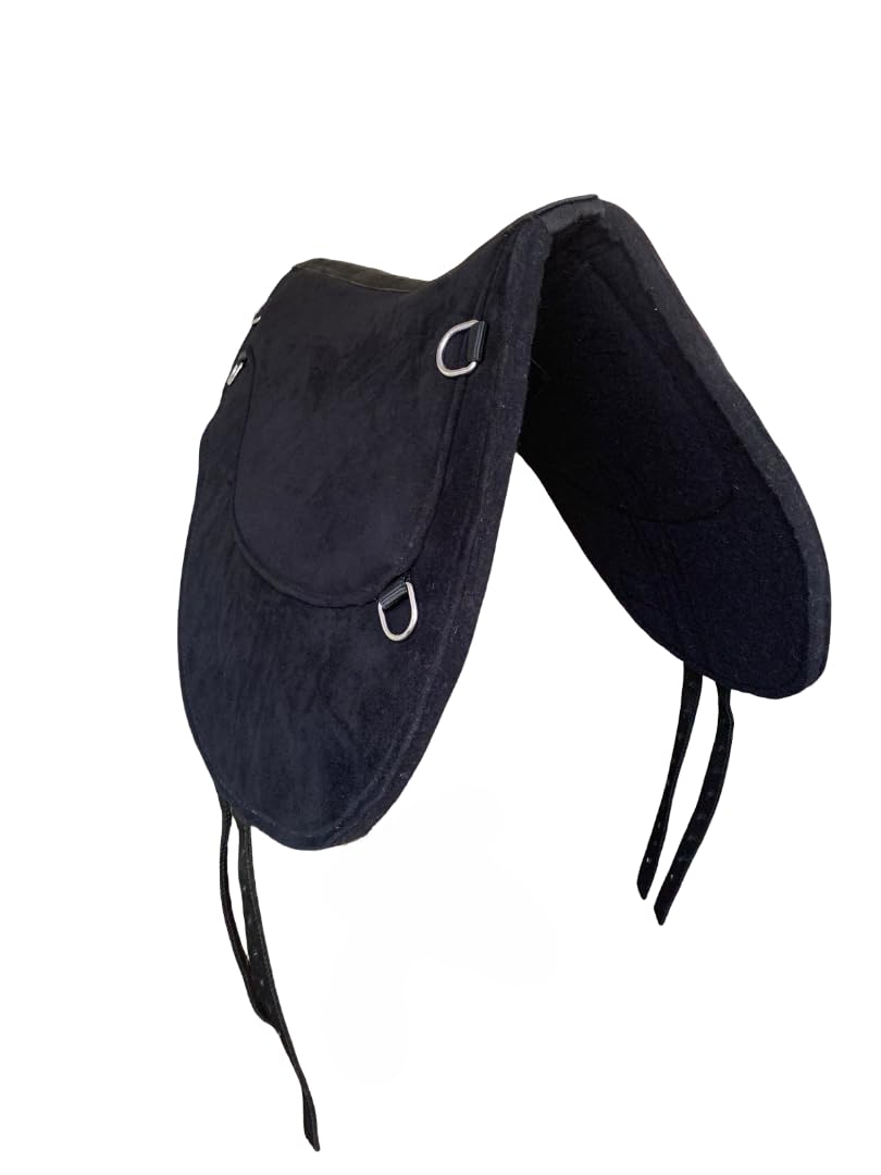 Suede Wool Felt Contoured Full Size Bareback Pad T5978