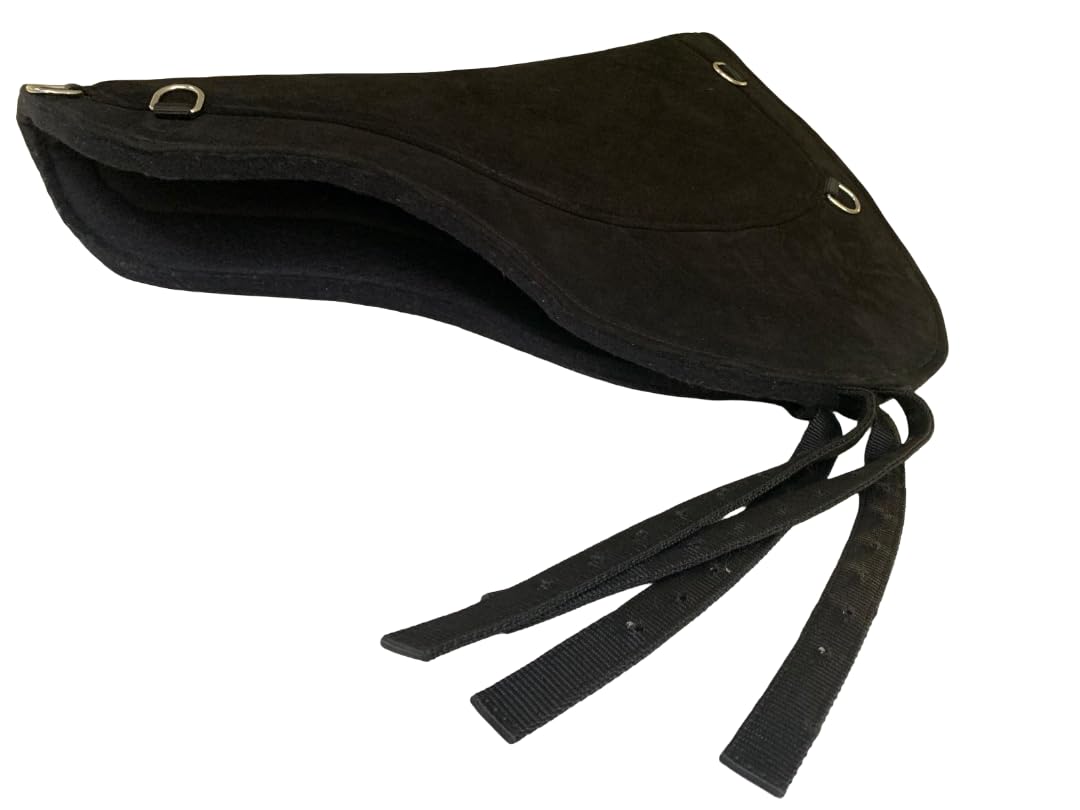 Suede Wool Felt Contoured Full Size Bareback Pad T5978