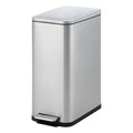 50L Slim Stainless Steel Step Trash Can with Soft-Close Lid V70926