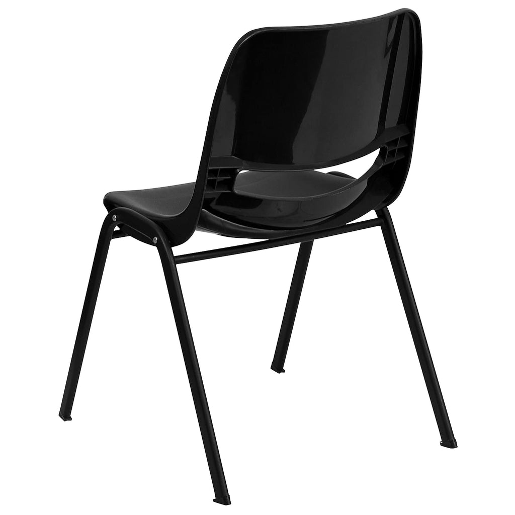 Black Ergonomic Stack Chair 5-Pack D987232