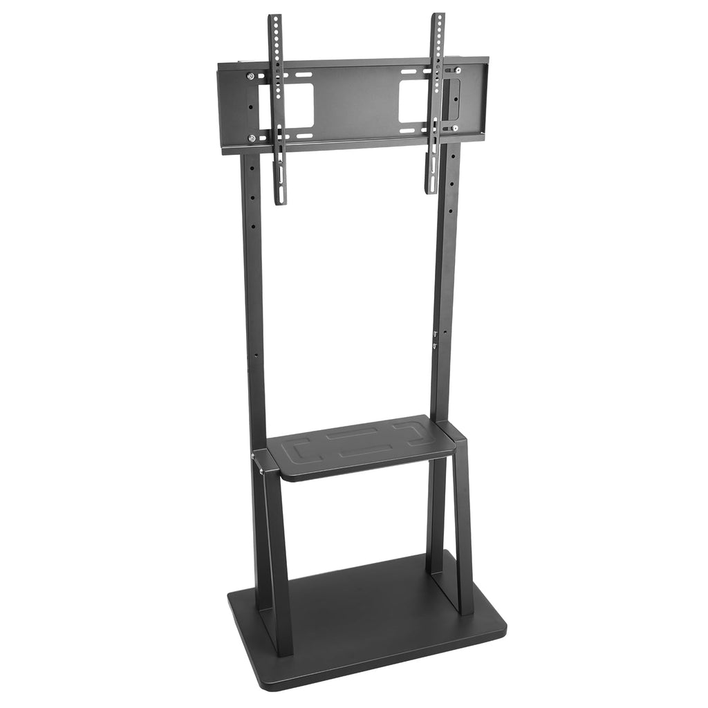 Rolling TV Stand for 32-75 Inch Screens, Height Adjustable with Tray L6548