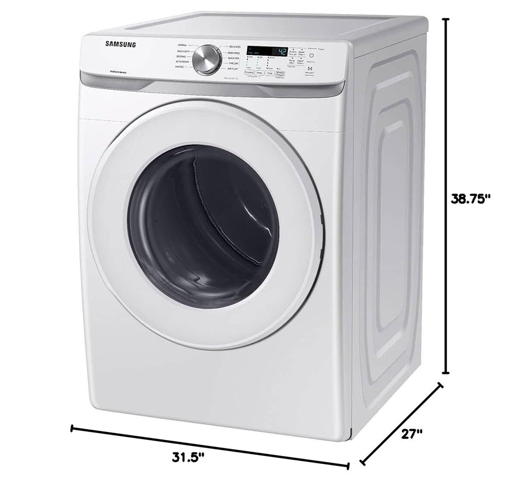 7.5 cu. ft. Front Load Gas Dryer with Sensor Dry, White T88776