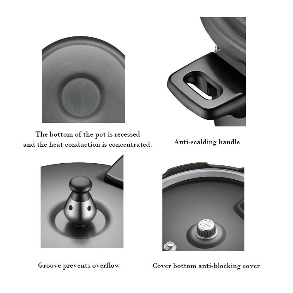 Black 3L Stainless Steel Pressure Cooker F15359