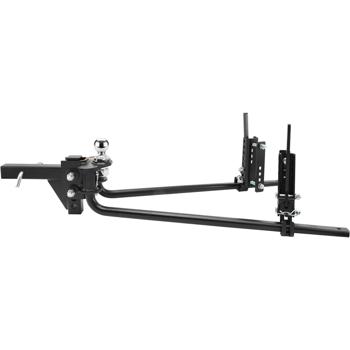 1500 lbs Capacity Weight Distribution Hitch with 2-Inch Steel Shank W3877