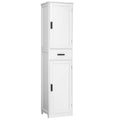 67'' Tall White Storage Cabinet with 4 Shelves & 2 Doors K22914