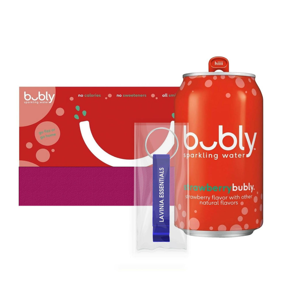 Strawberry Flavored Sparkling Water 12 fl oz Aluminum Can 20-Pack X76037
