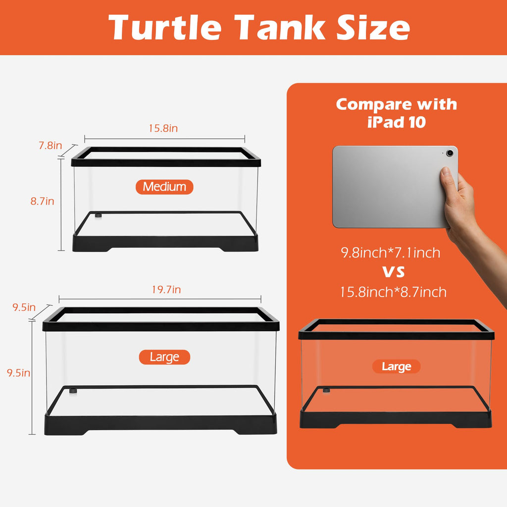 4.6 Gal Baby Turtle Tank Starter Kit G8010