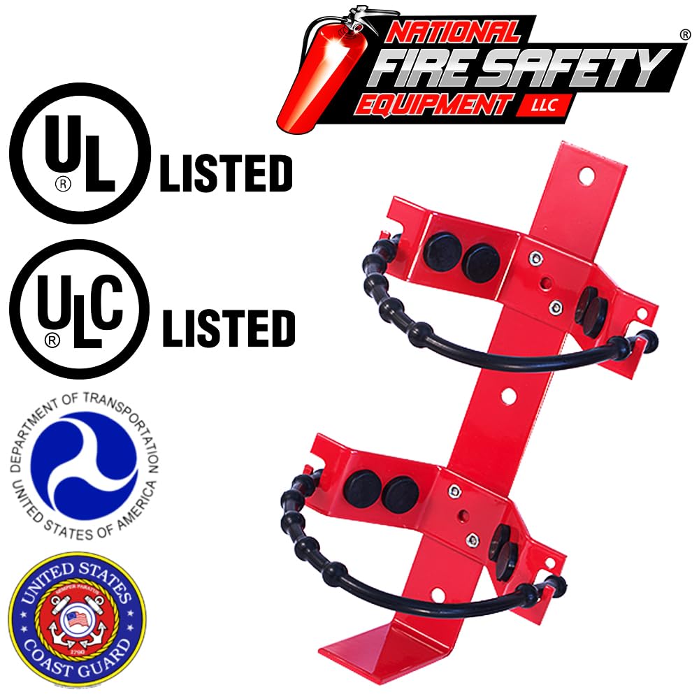 2.5 Lb, 5 Lb Car Fire Extinguisher Bracket With Cords U4568