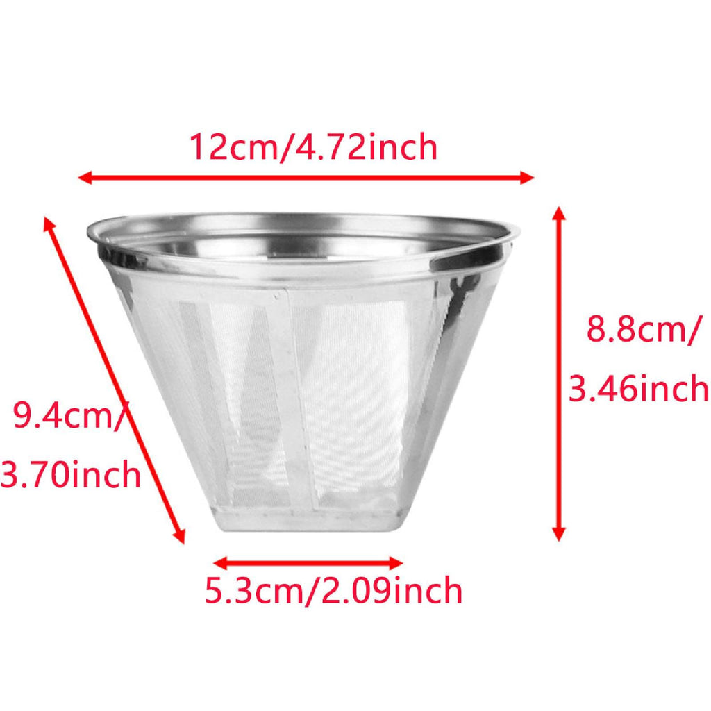 Stainless Steel Reusable Cone Coffee Filter J666909