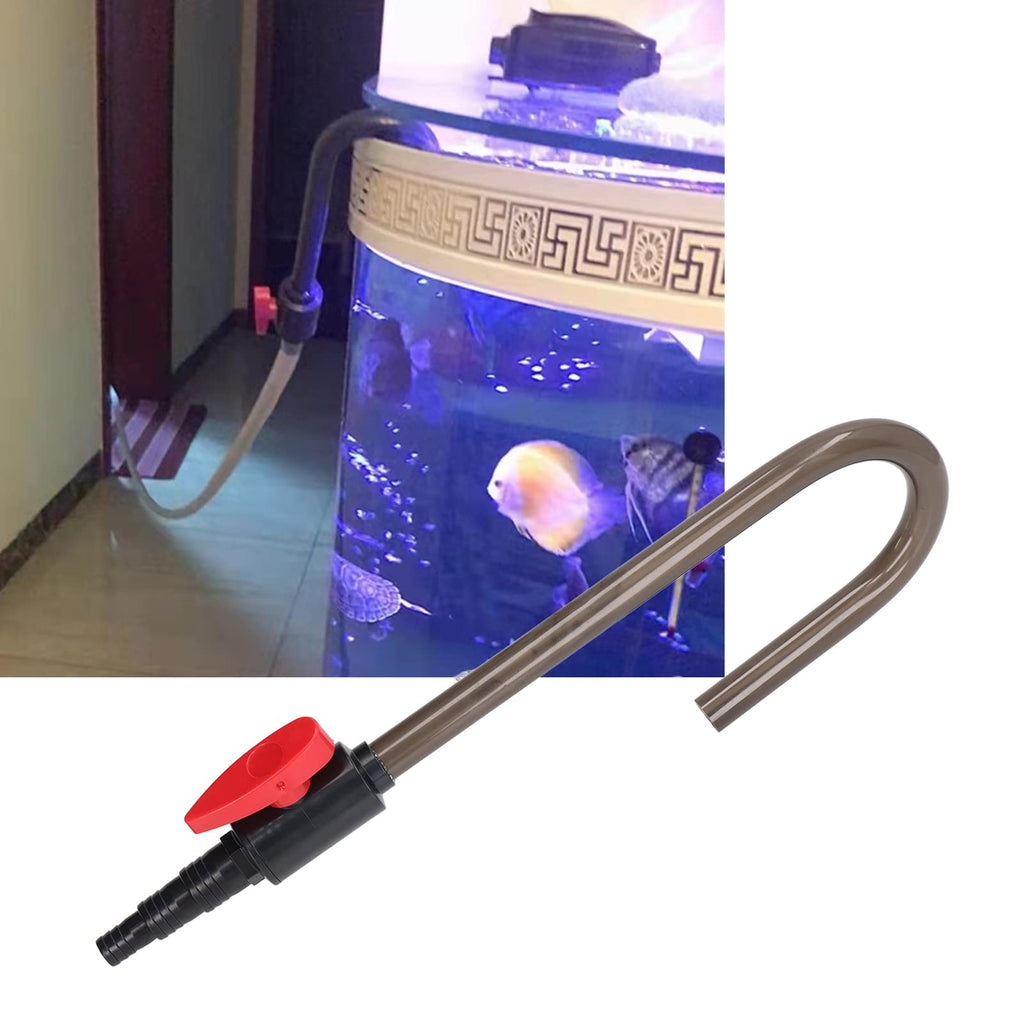 Aquarium Water Filler Tube Wall Mounted Automatic Top Off Refiller Pipe with Control Valve K480061