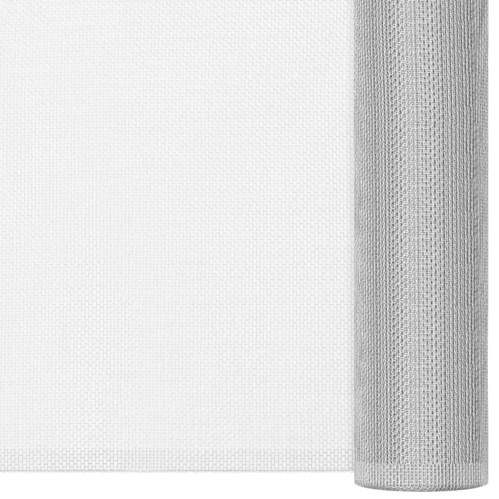 Aluminum Mesh Screen Roll, 44.1x196.9 Inch Silver G499
