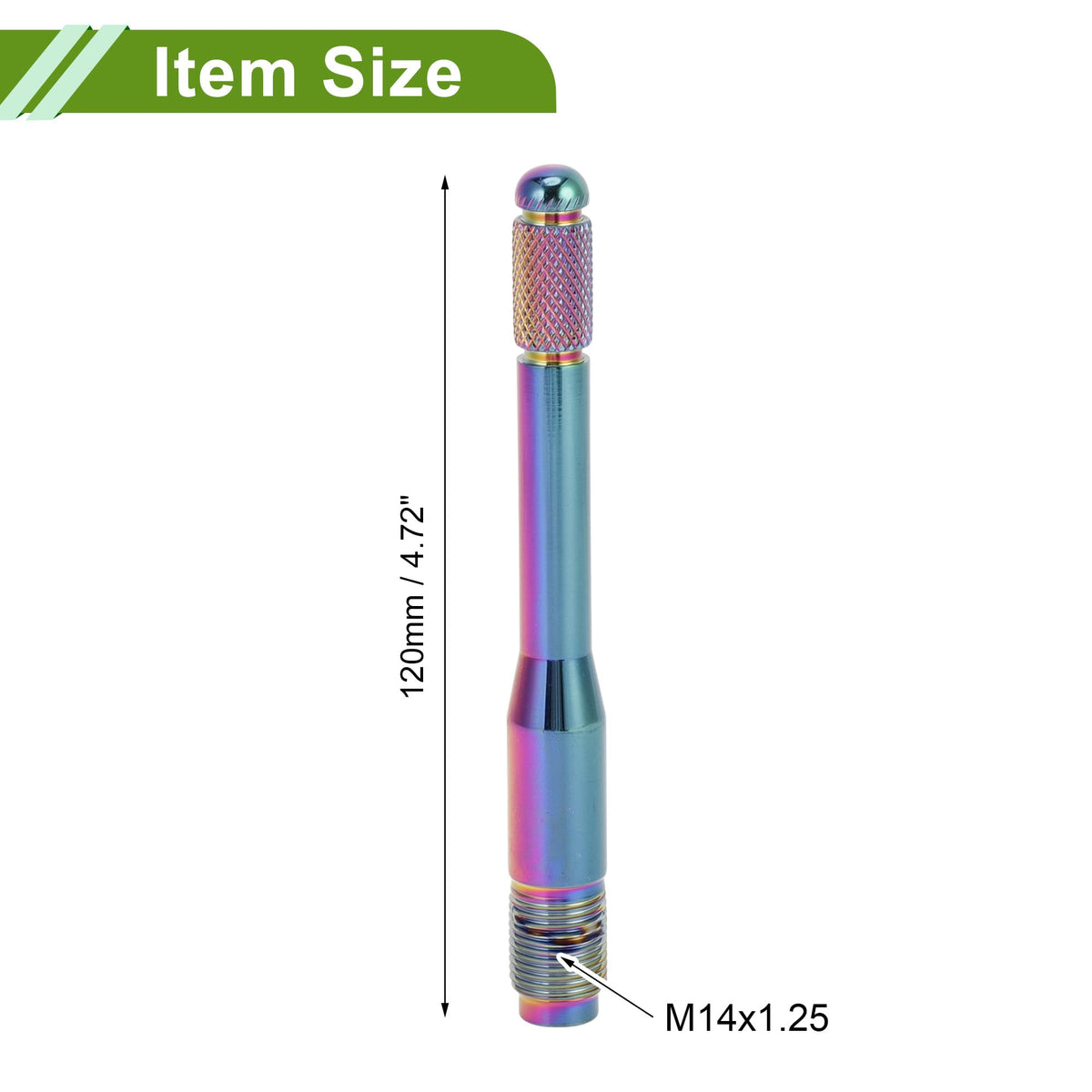 M14x1.25 120mm Wheel Alignment Pin Stainless Steel B97077