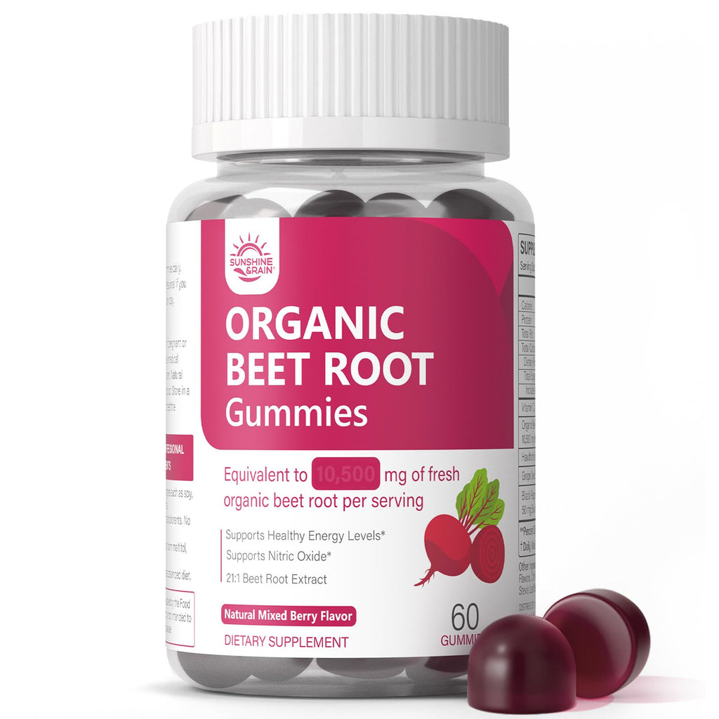 Organic Beet Root Gummies 60 Count U560