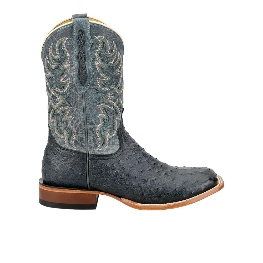 Grey Ostrich Western Boot I307292