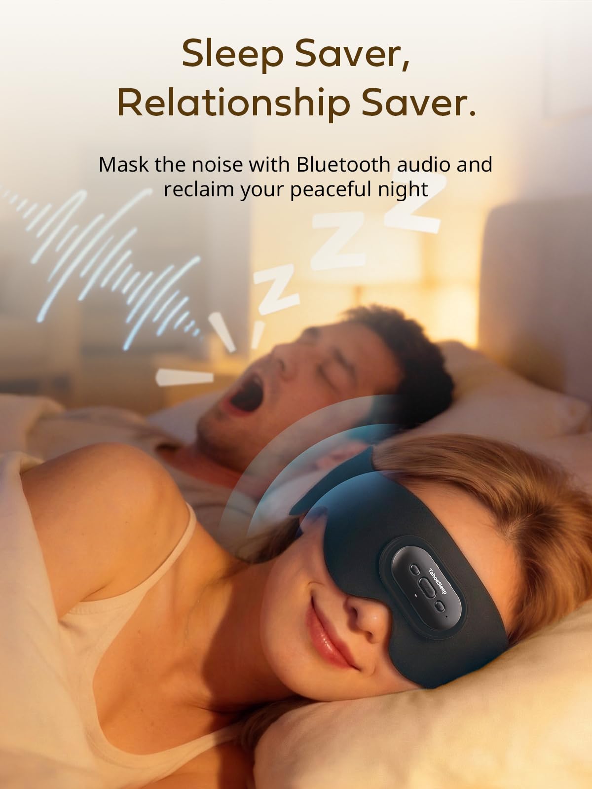 Ultra-Thin Adjustable Sleep Mask with Bluetooth 5.4 R898