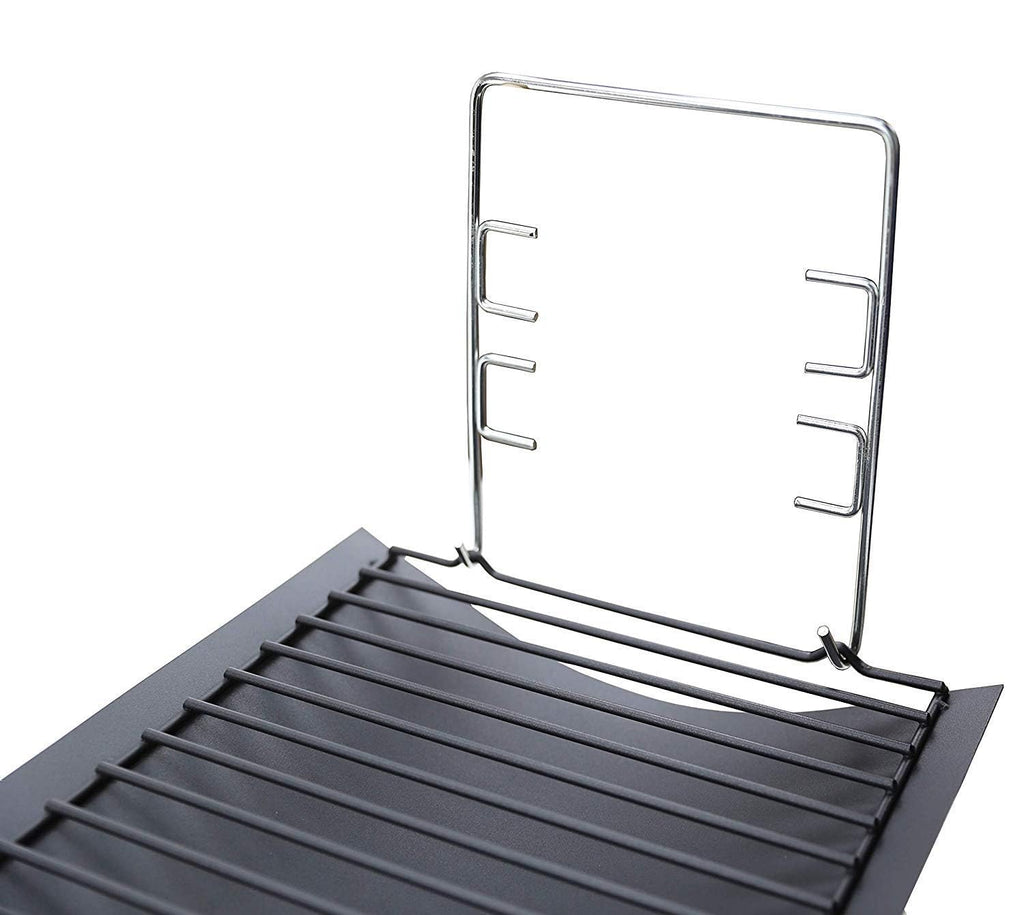 27 Inch Ash Pan Replacement with 2pcs Fire Grate Hangers D9421