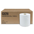 White Hardwound Roll Towels, 8-Inch x 800 ft, 6 Rolls K883