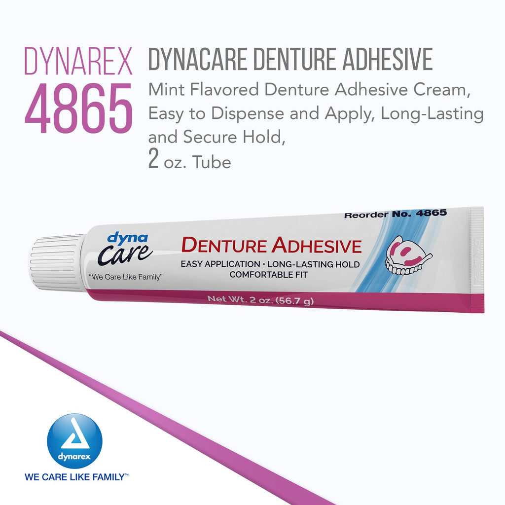 Mint Flavored 2 Oz Denture Adhesive Cream Z385