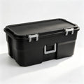 Black 22 Gal Wheeled Polypropylene Storage Trunk B772582