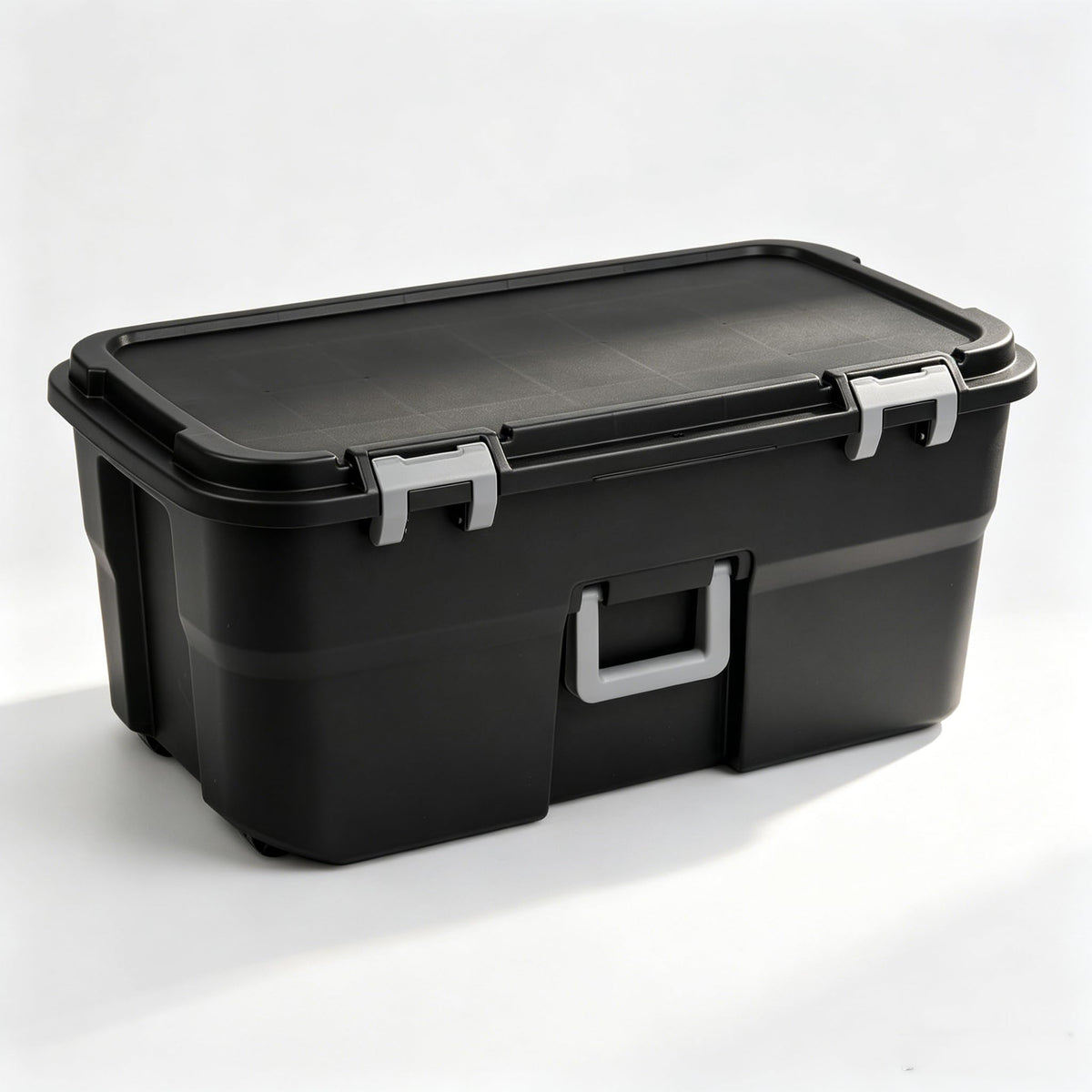 Black 22 Gal Wheeled Polypropylene Storage Trunk B772582