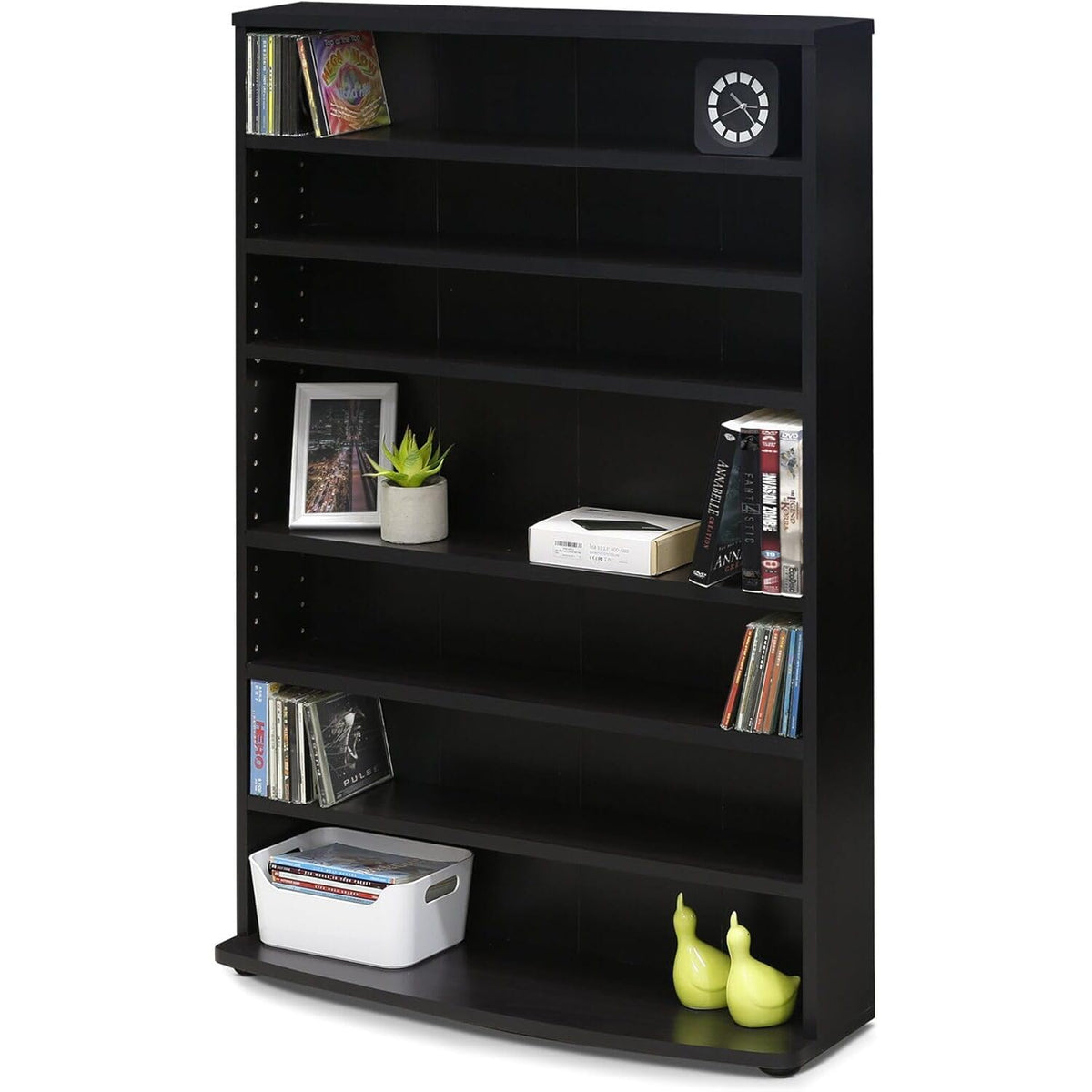 6 Tier Adjustable Multimedia Storage Tower C88659