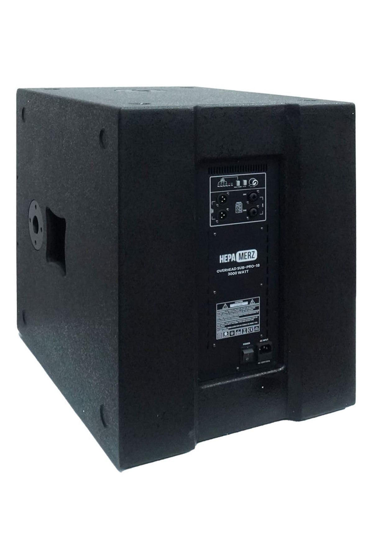 18 Inch 3000W Active Subwoofer Black E966271