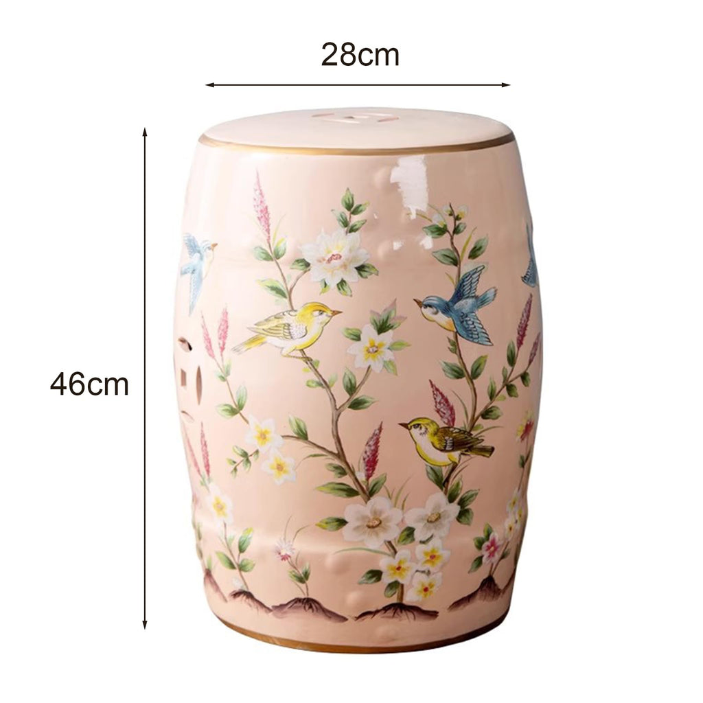 Glazed Ceramic Garden Stool B4222