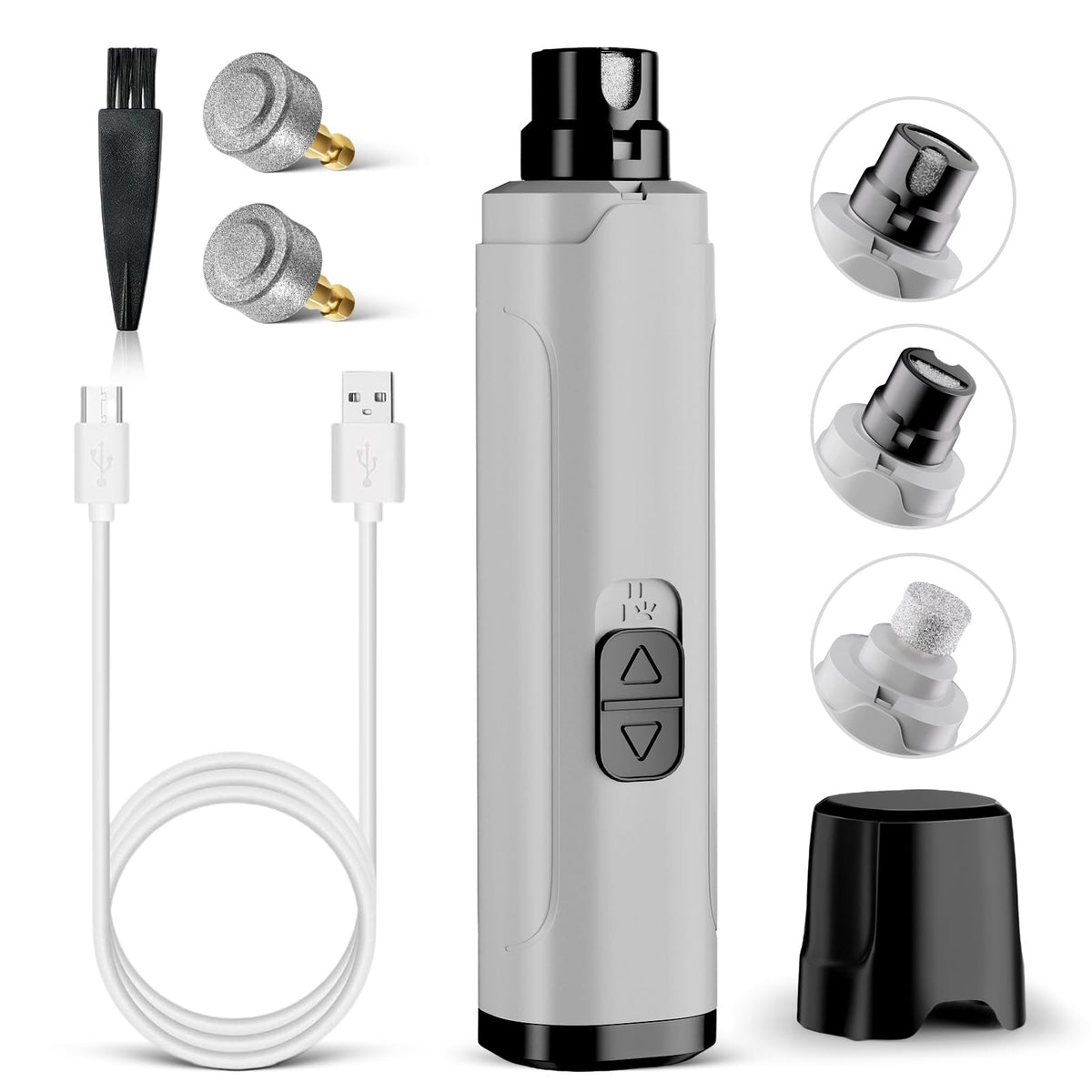 Electric Pet Nail Grinder with LED Lights X5408
