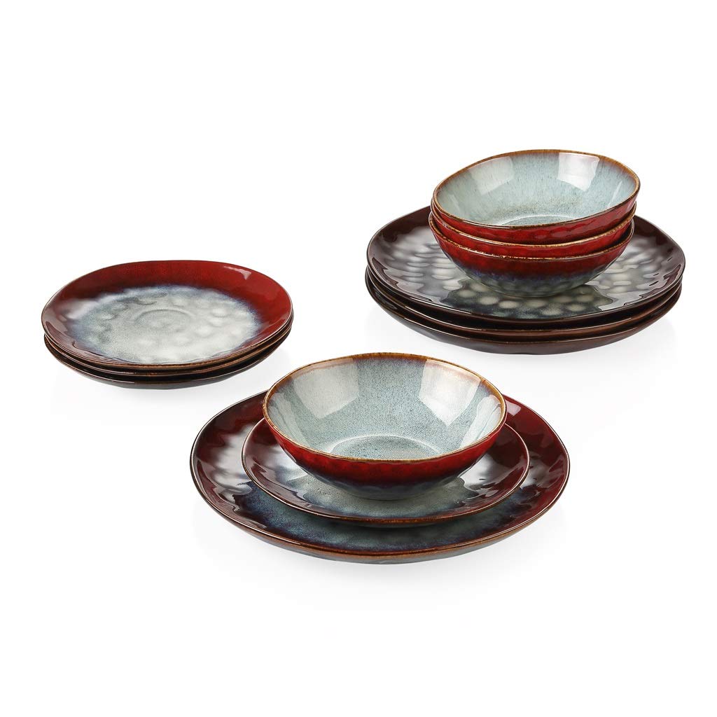 Ceramic 12-Piece Stoneware Dinner Set B115441