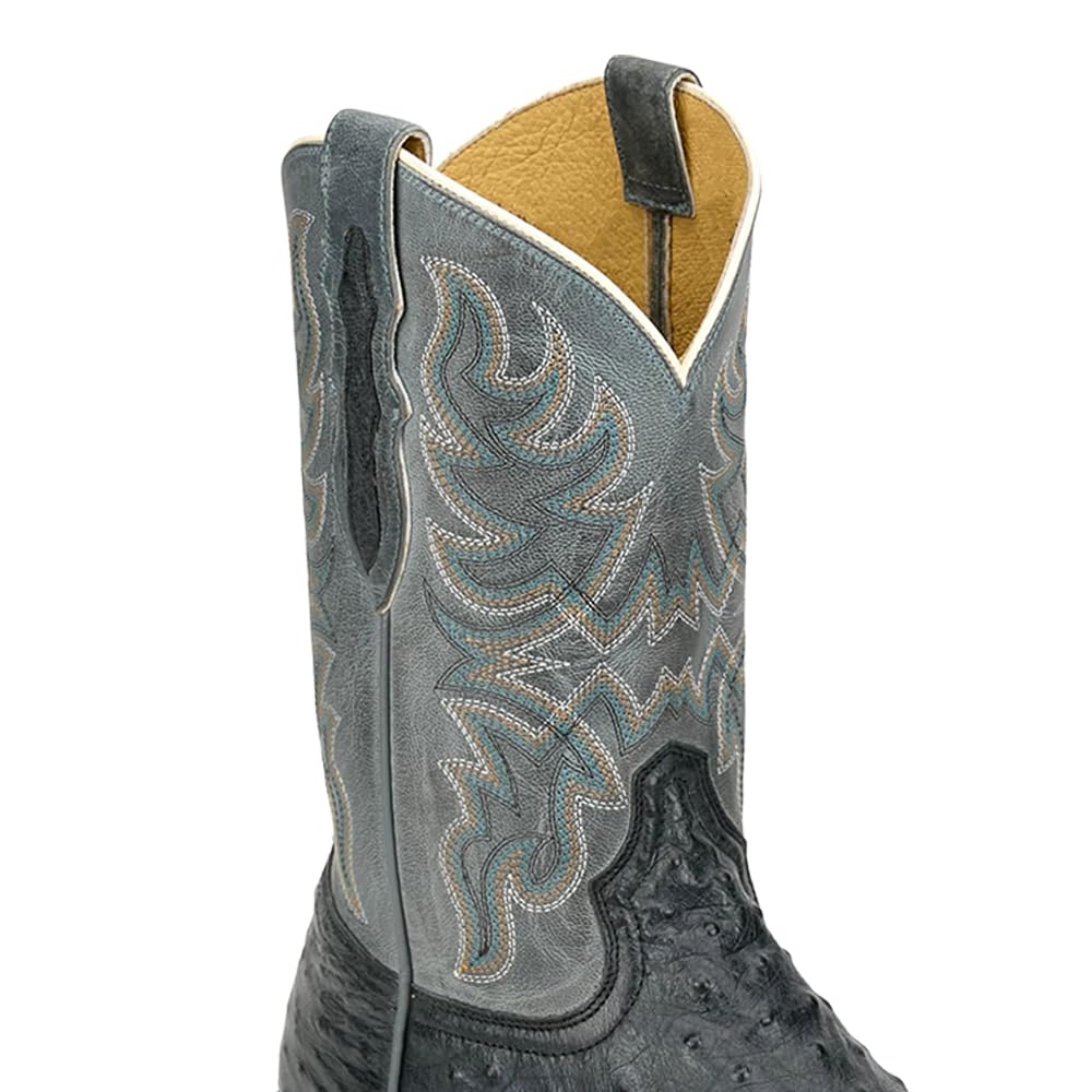 Grey Ostrich Western Boot I307292