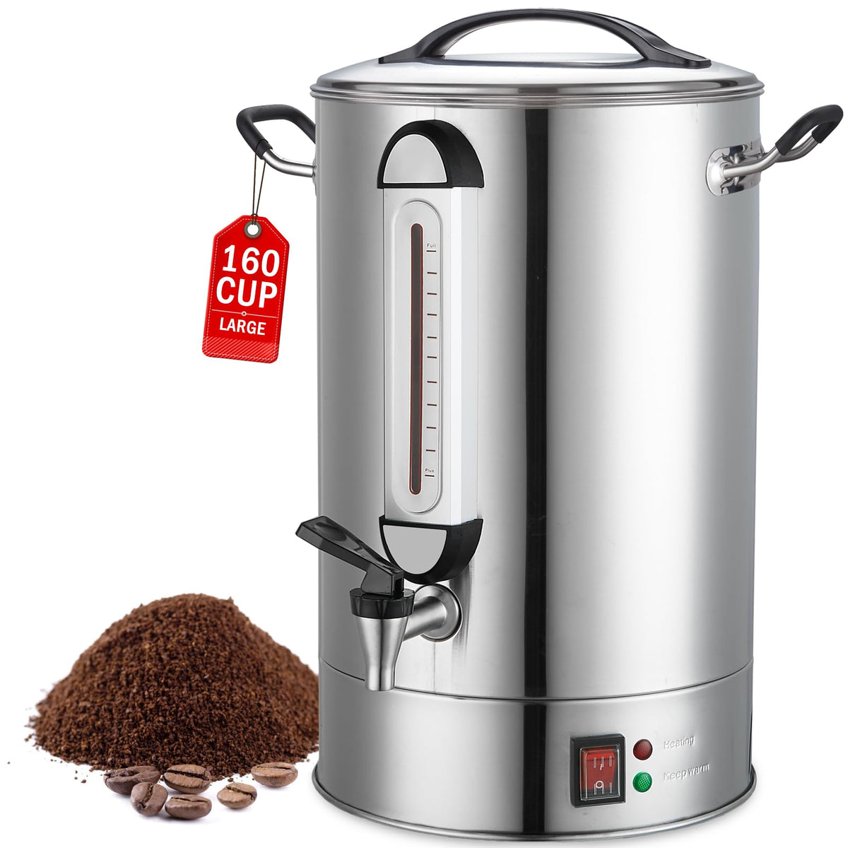 24L Stainless Steel Commercial Coffee Urn A77642