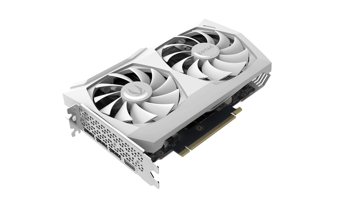 White 8GB GDDR6 256-bit PCIE 4.0 Gaming Graphics Card T424