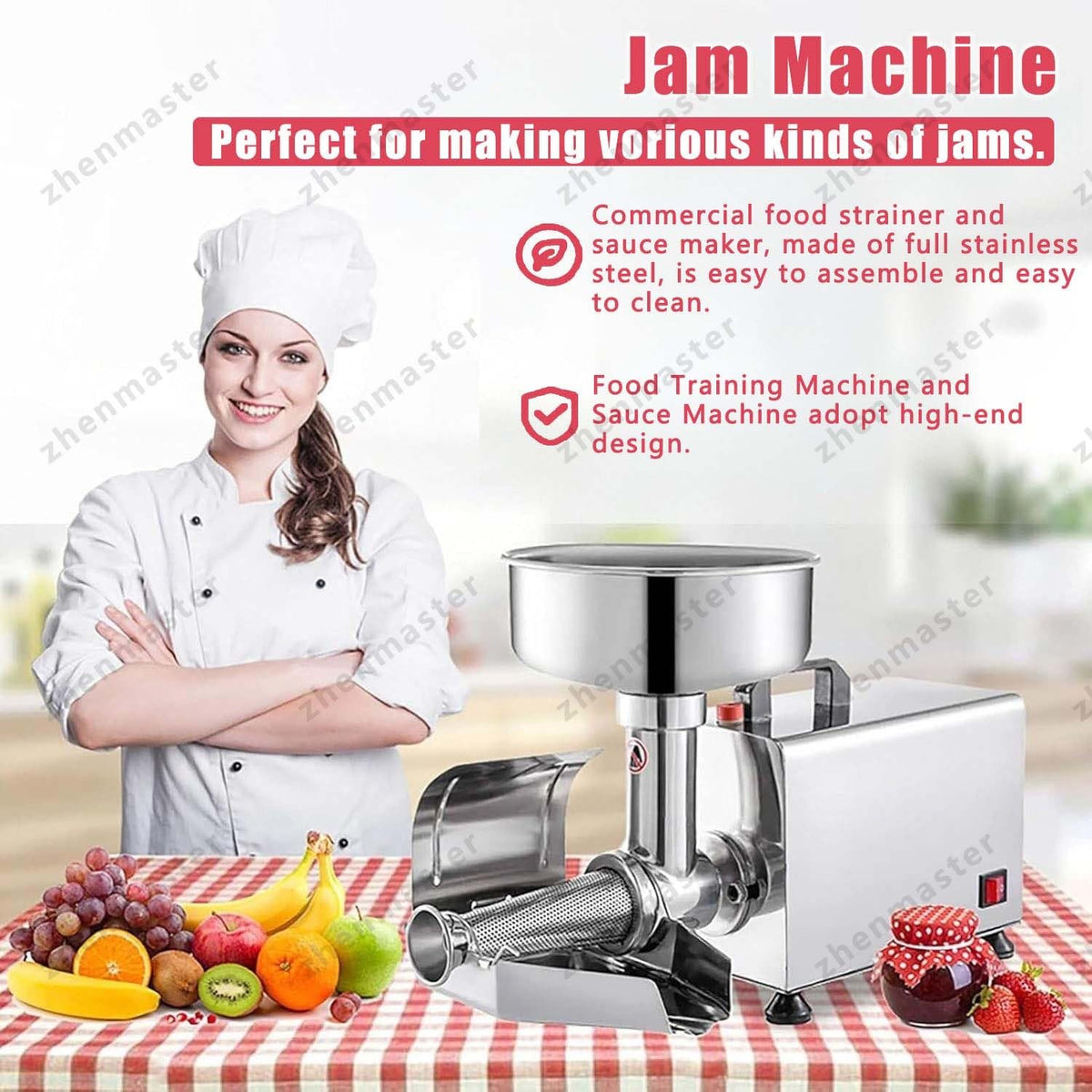 450W Electric Tomato Strainer with Seed Separator W2442