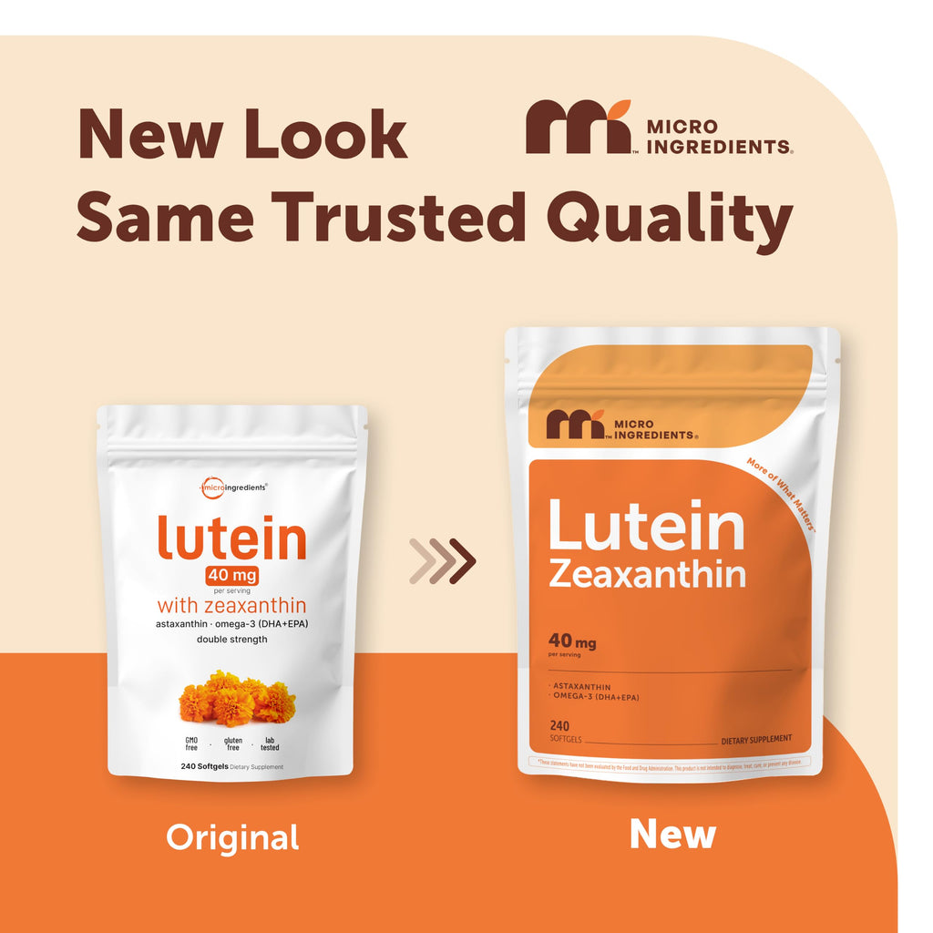 Lutein Zeaxanthin 40mg Omega-3 DHA EPA X374