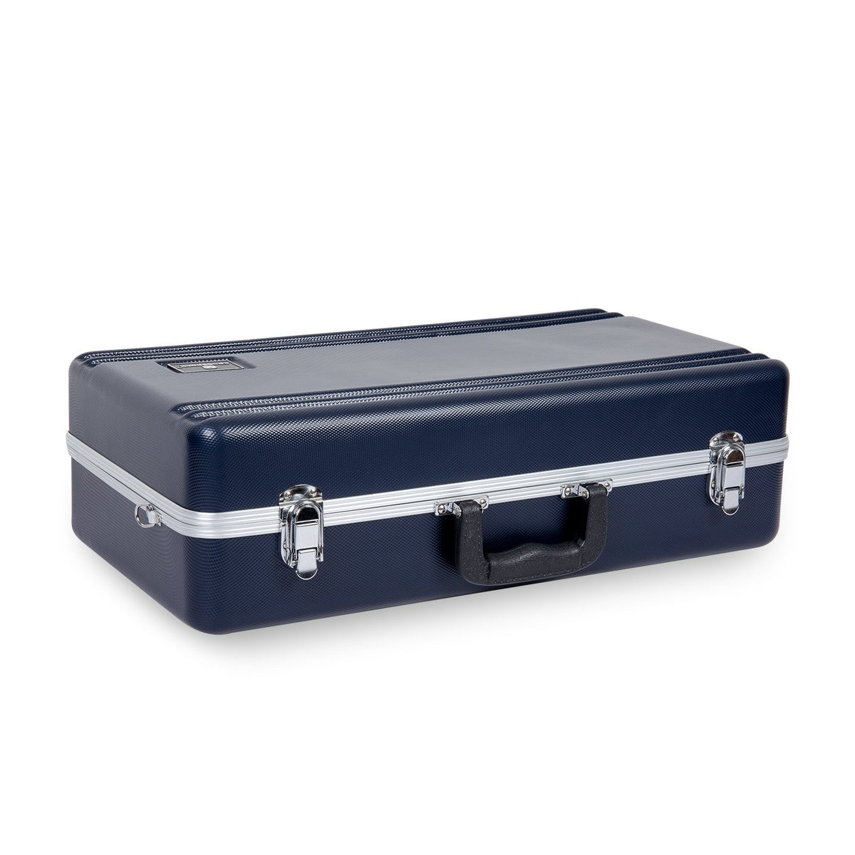 Textured Blue ABS Trumpet Case with Velvet Interior Z101