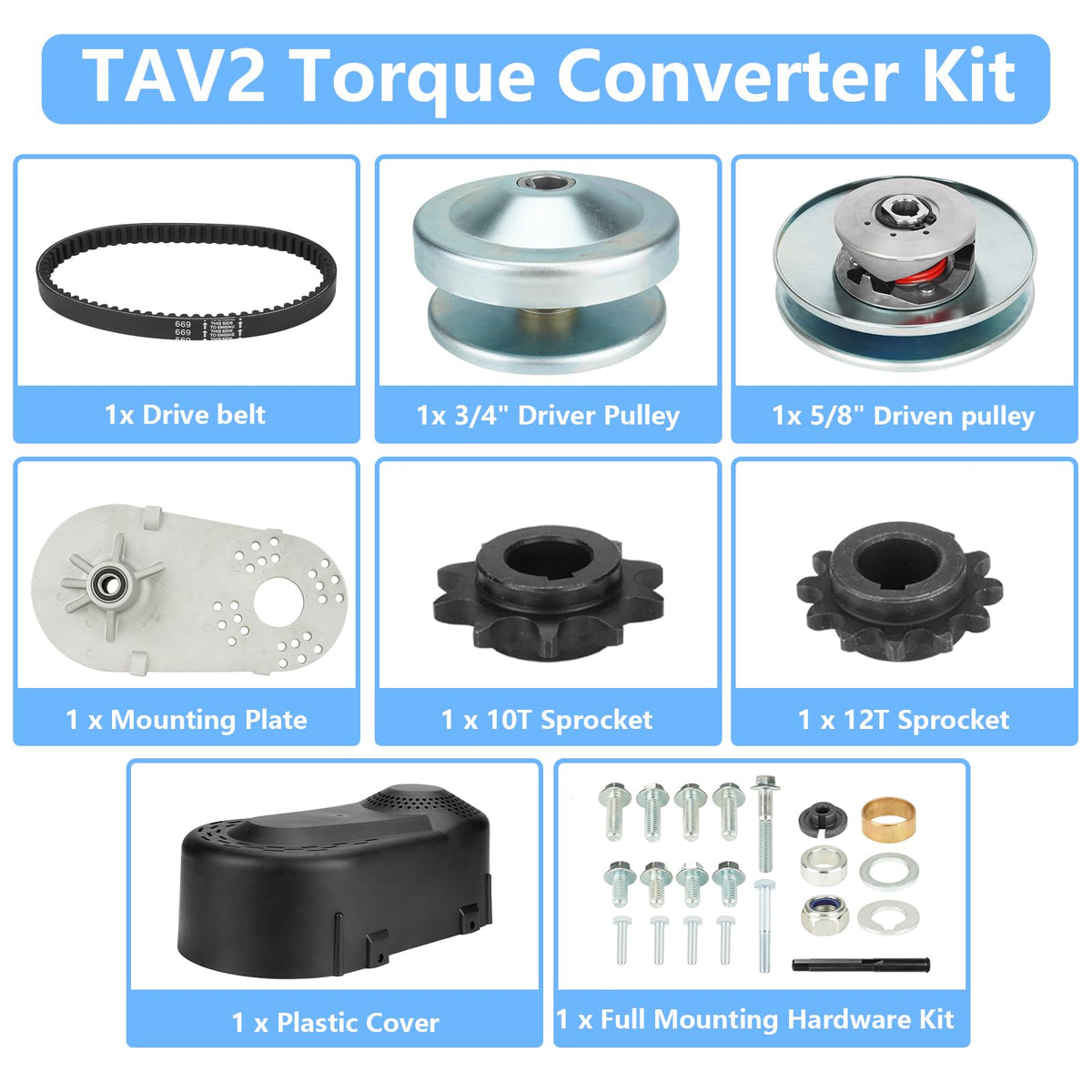 30 Series Torque Converter Go Kart Clutch T84118