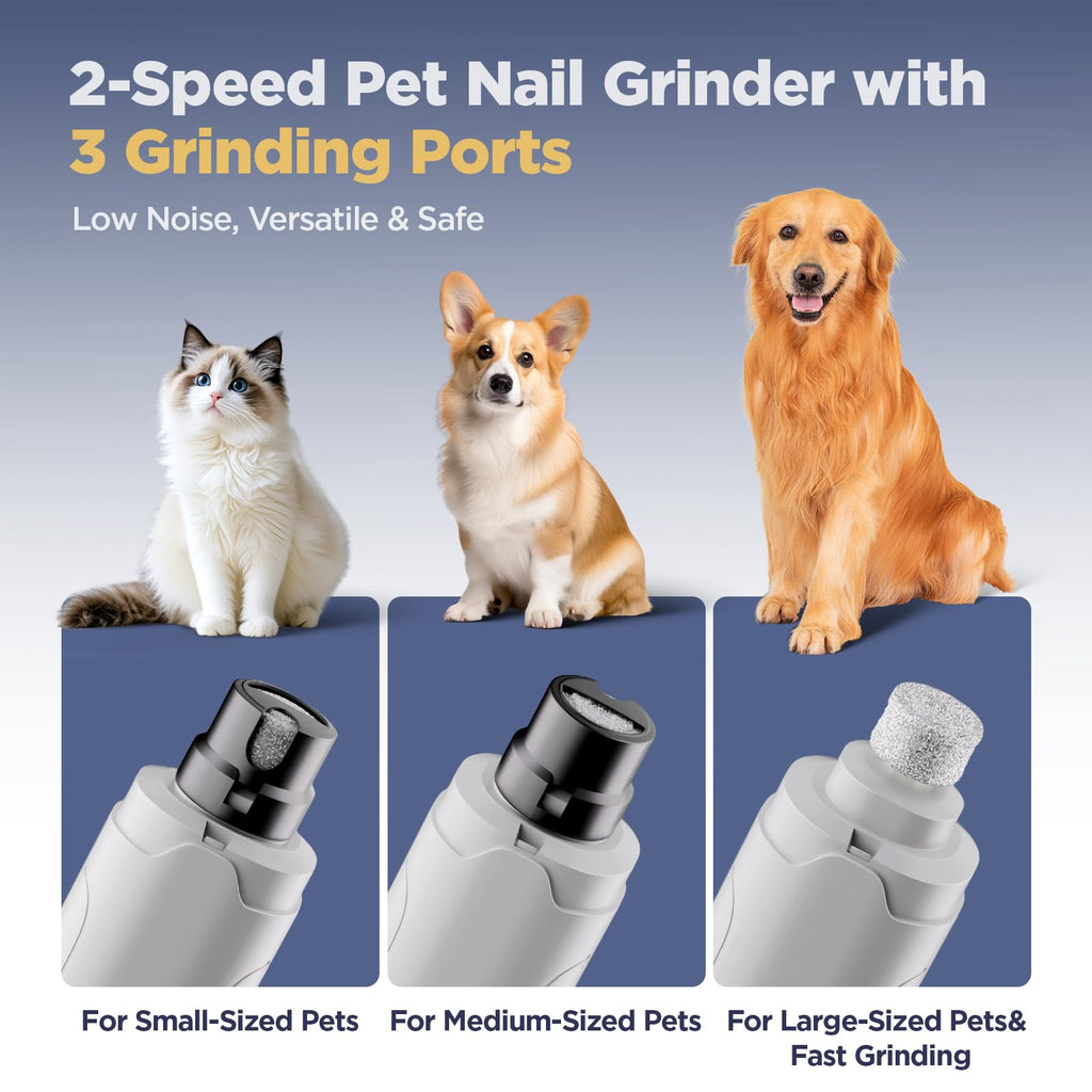 Electric Pet Nail Grinder with LED Lights X5408