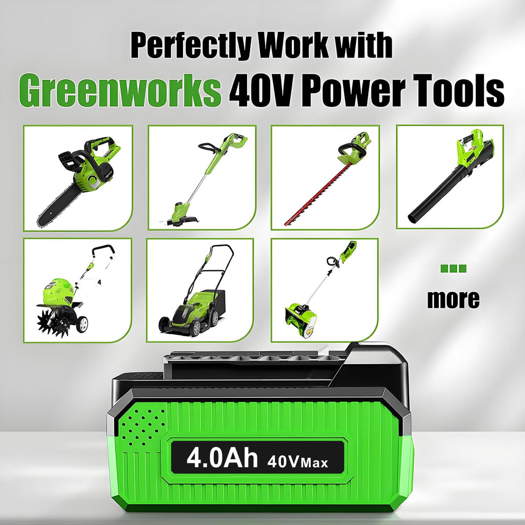 40V 4.0Ah Replacement Battery D8512