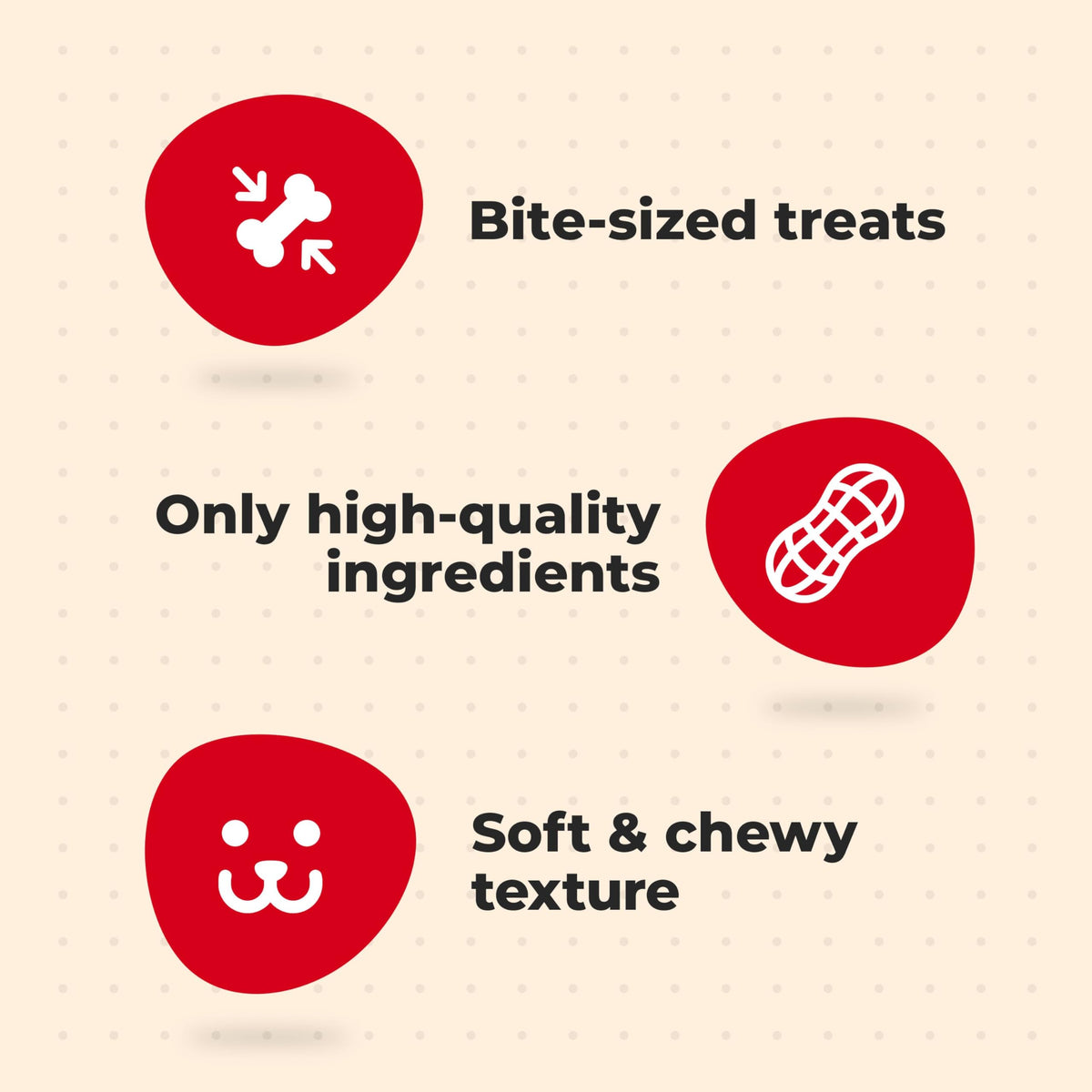 Soft & Chewy Peanut Buttery Dog Treats 11.8 Oz D3145