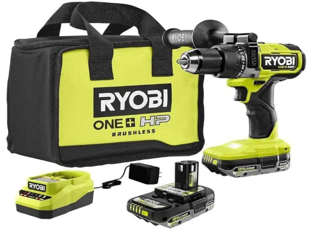 18V Brushless Cordless 1/2 in. Hammer Drill Kit with 2.0 Ah Batteries M456879