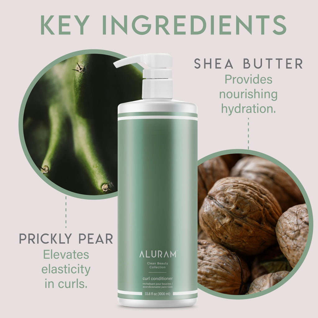 Coconut Water Curly Hair Clarifying Shampoo and Conditioner W196754