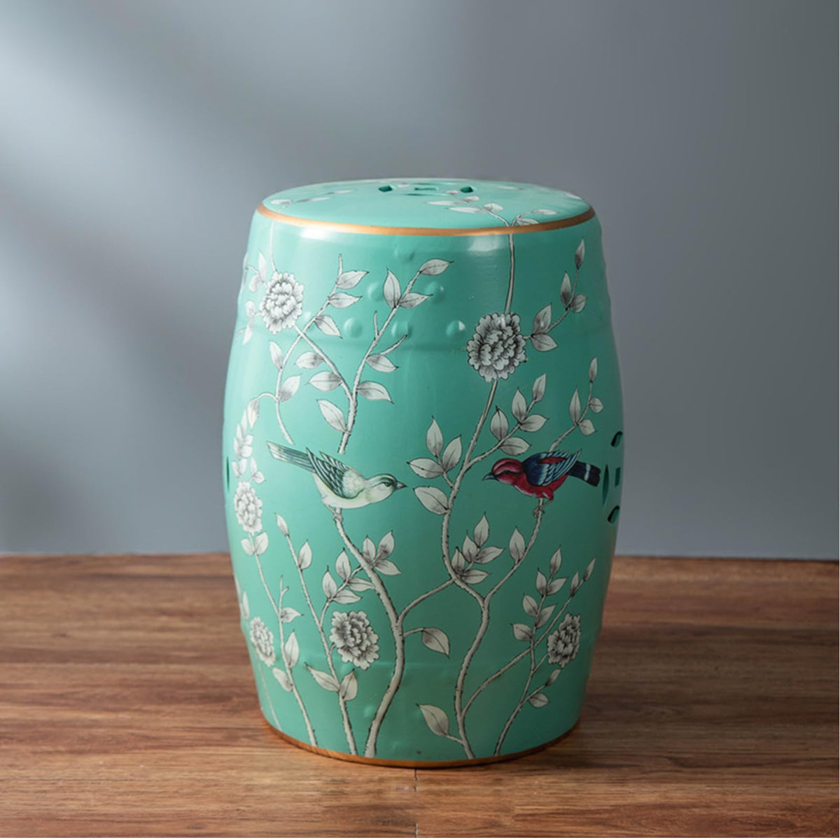 Glazed Ceramic Garden Stool B4222