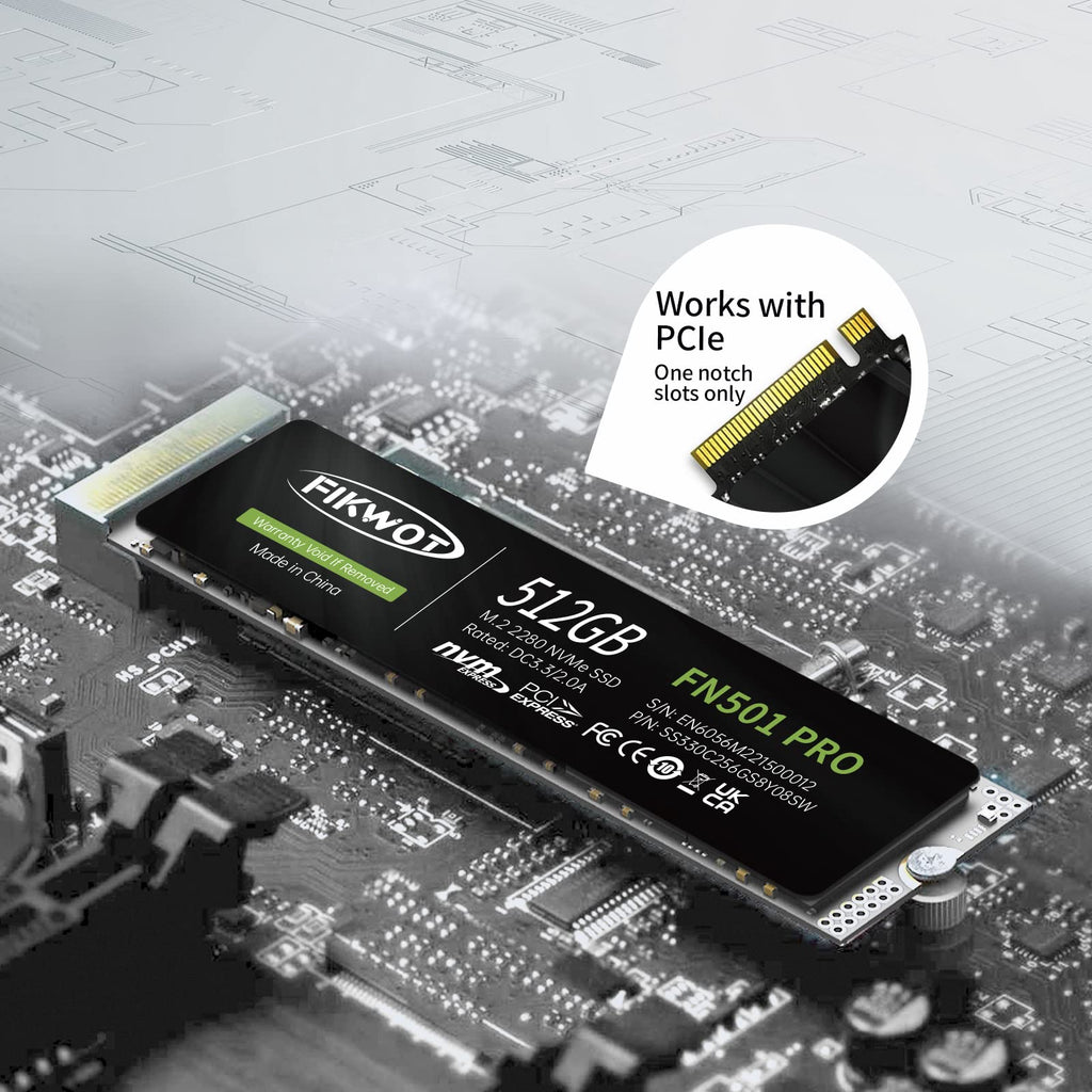 512GB NVMe M.2 2280 PCIe Gen3 x4 Internal Solid State Drive P7120