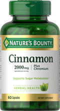 Cinnamon 2000mg Plus Chromium 60 Capsules M729