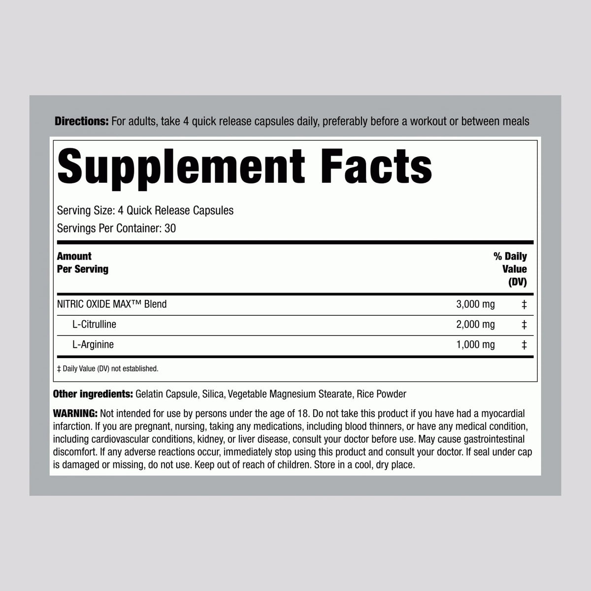 120 Capsules M511
