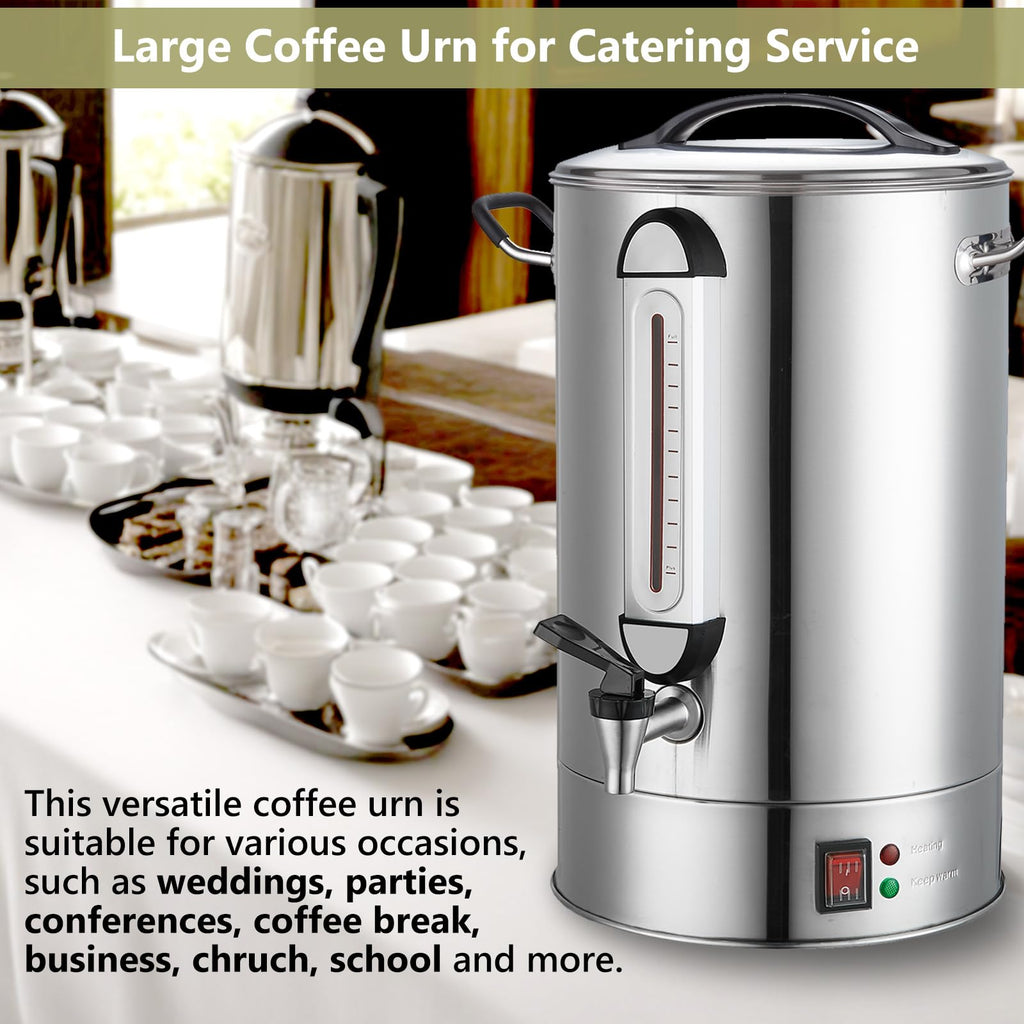 24L Stainless Steel Commercial Coffee Urn A77642