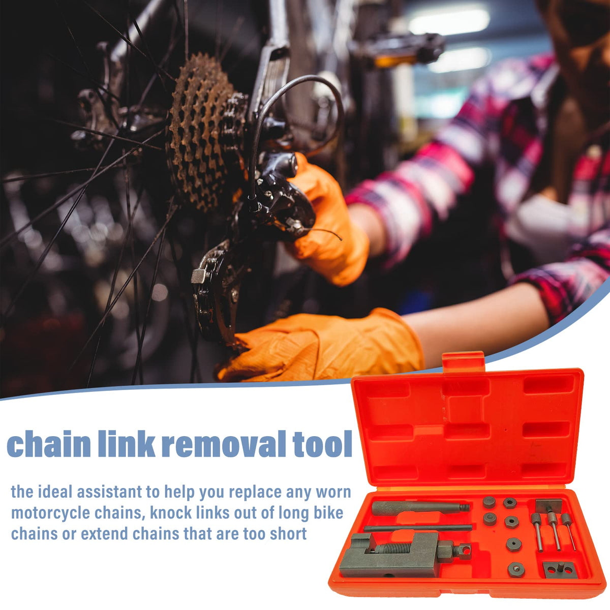 Motorcycle Chain Breaker Tool Kit L504017