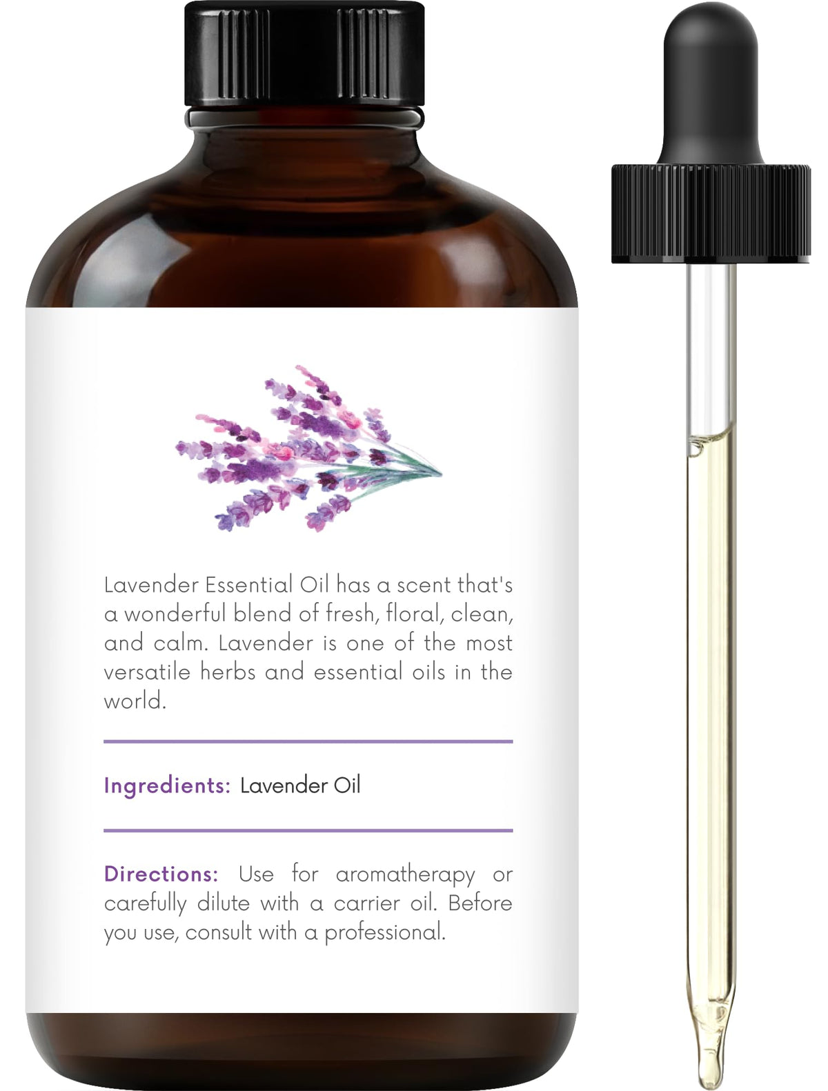 Lemongrass Peppermint Lavender Essential Oil Blend 4 Fl. Oz T961